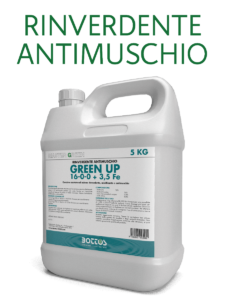 Green Up, prodotto pensato per favorire il rinverdimento e il recupero estetico del tappeto erboso.