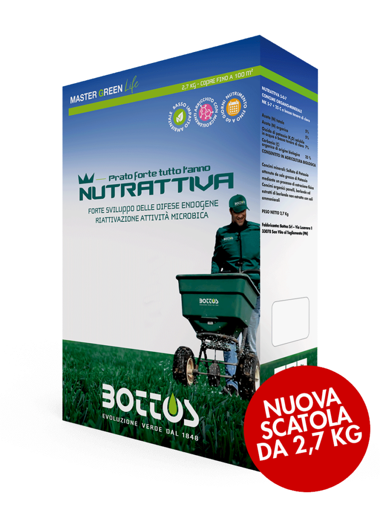 NUTRATTIVA<br>5-0-7 + micorrize, Trichoderma spp. e bacillus subtilis scatola