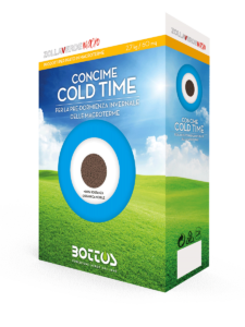 Cold Time, prodotto pensato per supportare il tappeto erboso nei periodi freddi e nelle condizioni di stress invernale.