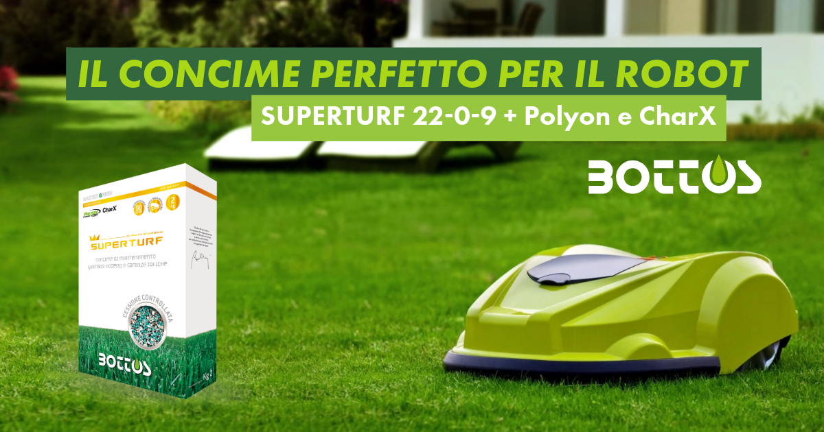 concime per prato a lenta cessione Superturf 22-0-9