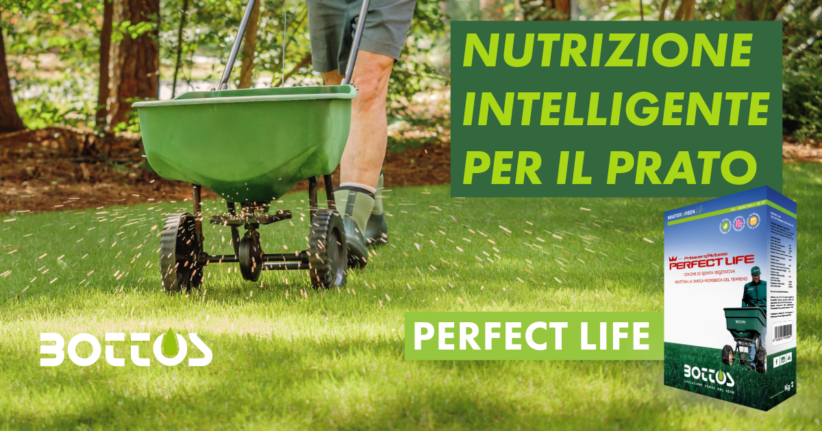 Perfect Life concime per prato Bottos con tecnologia Polyon